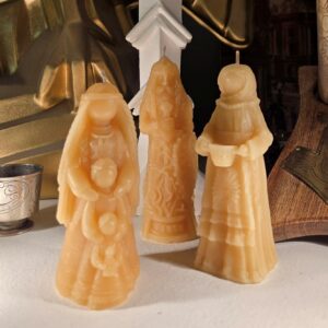 100% Pure Beeswax heathen candles for altar